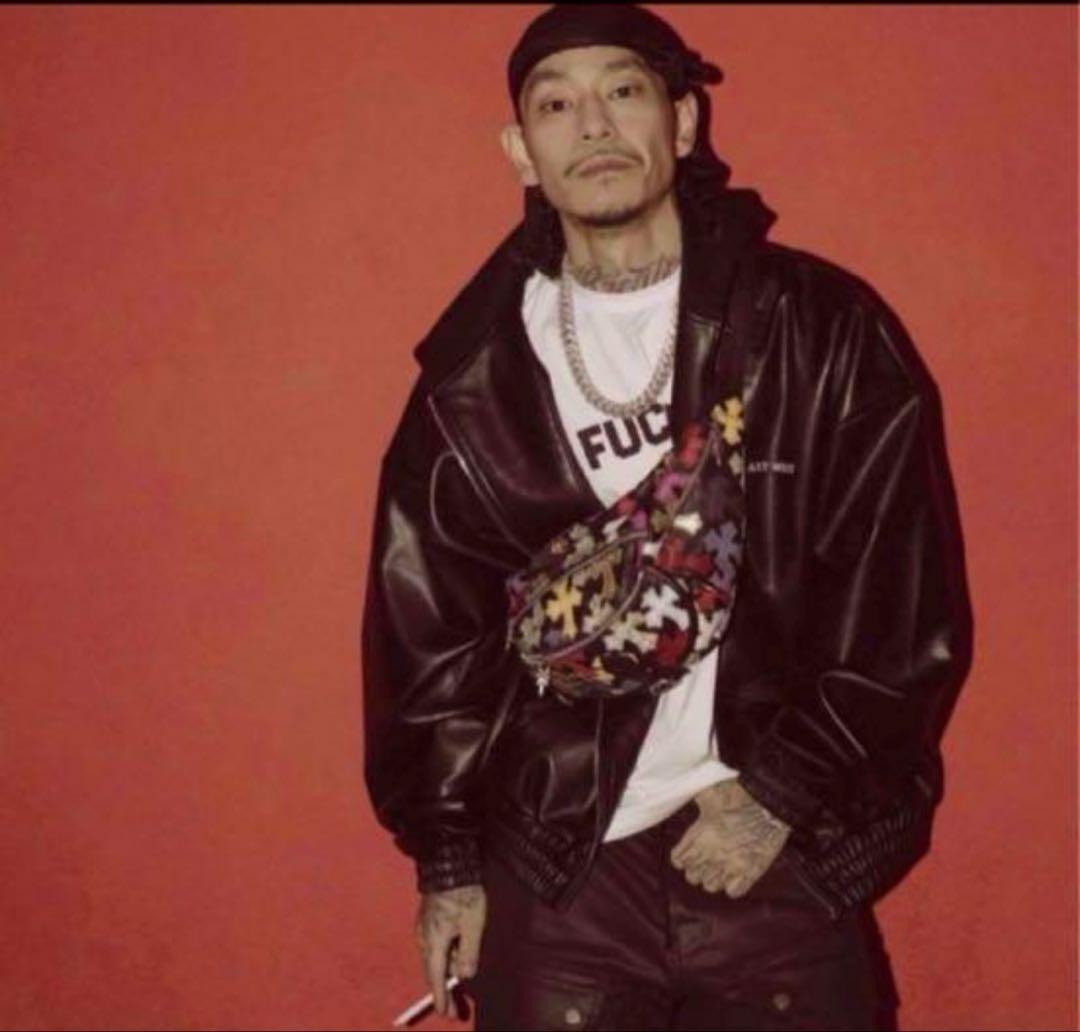 トップス LAST NEST lethar zip foodie