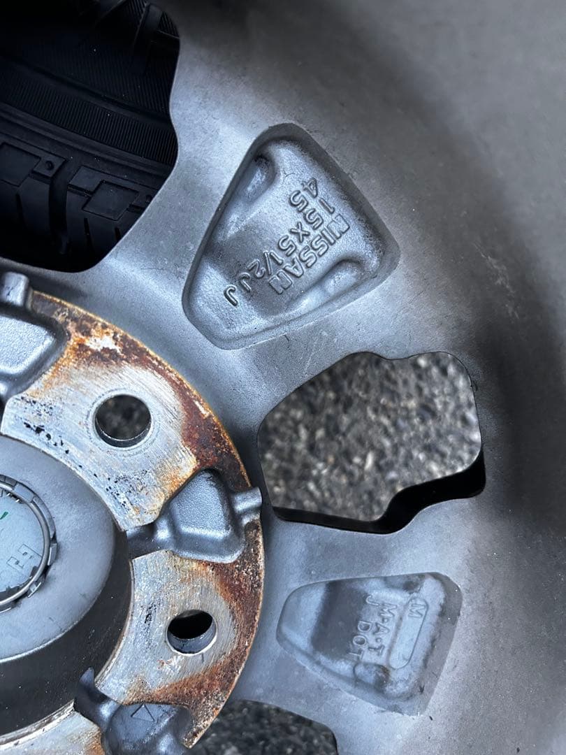 た*る様 送料込　キャラバン　プロスタイル　純正ホイール　2021年製　195/