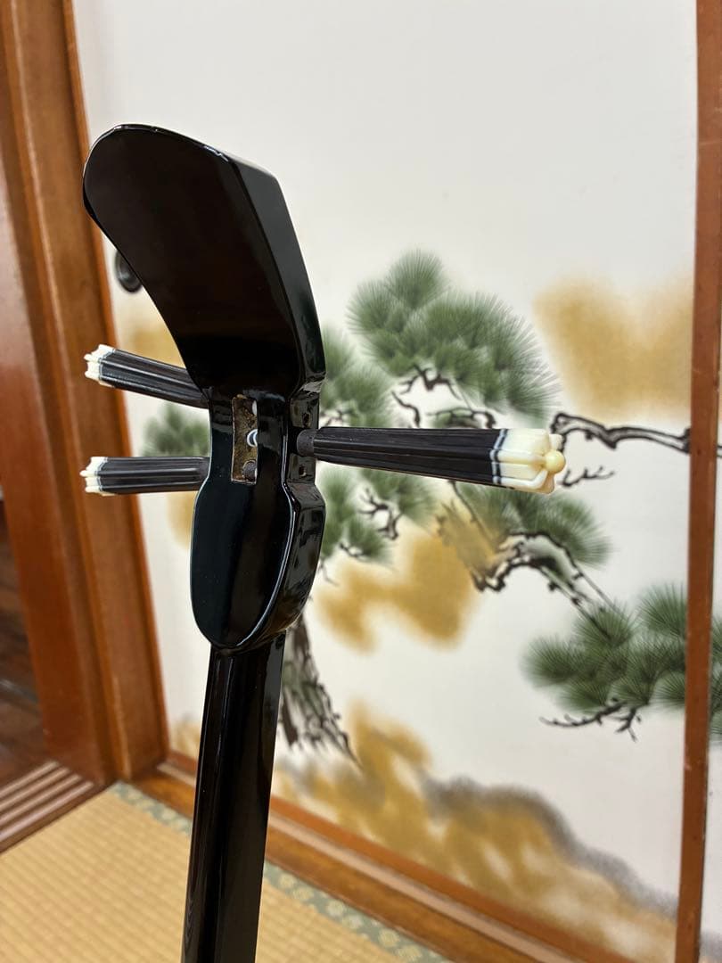 沖縄三線！貴重！知念大工型！本蛇皮！本張り！【一枚張り】⑦⓬