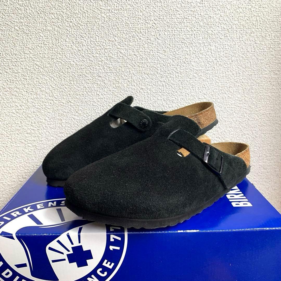 美品＊BIRKENSTOCK BOSTON ボストン ブラック レギュラー 40