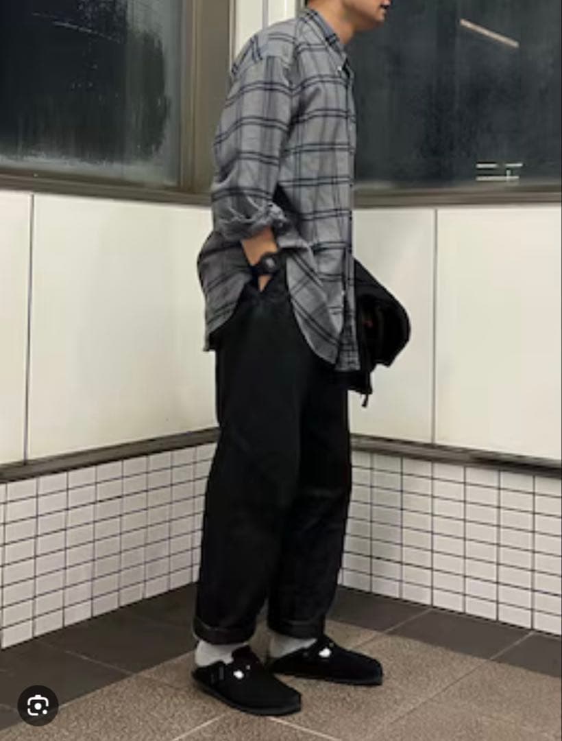 美品＊BIRKENSTOCK BOSTON ボストン ブラック レギュラー 40