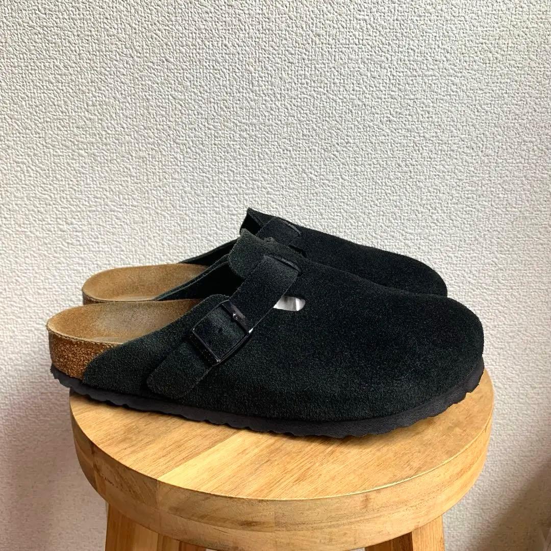 美品＊BIRKENSTOCK BOSTON ボストン ブラック レギュラー 40
