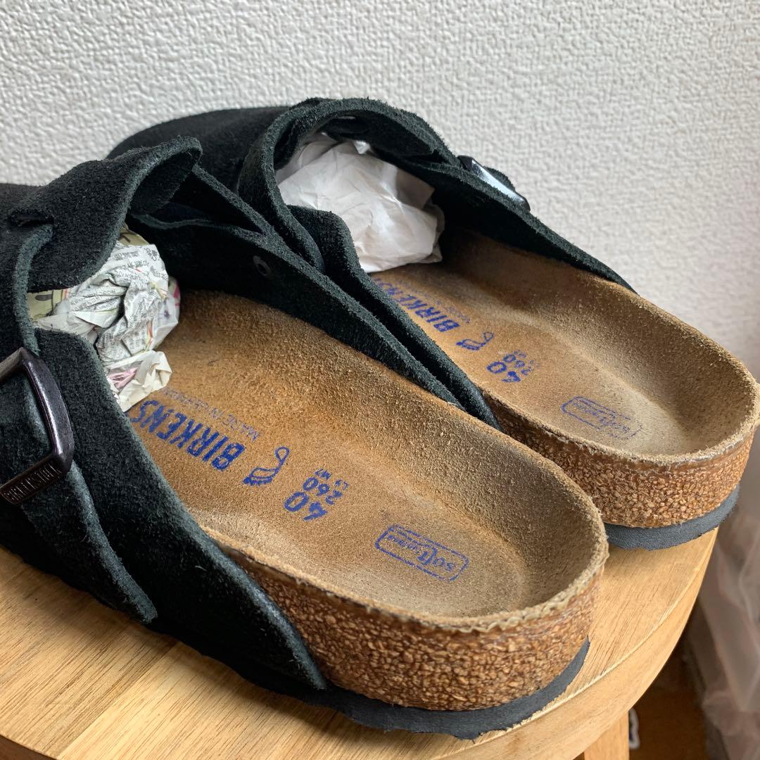 美品＊BIRKENSTOCK BOSTON ボストン ブラック レギュラー 40