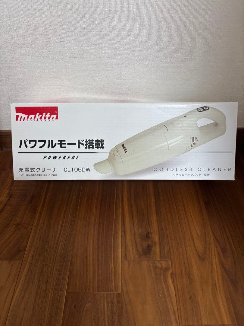 【新品未使用】makita 充電式クリーナー　CL 105DW