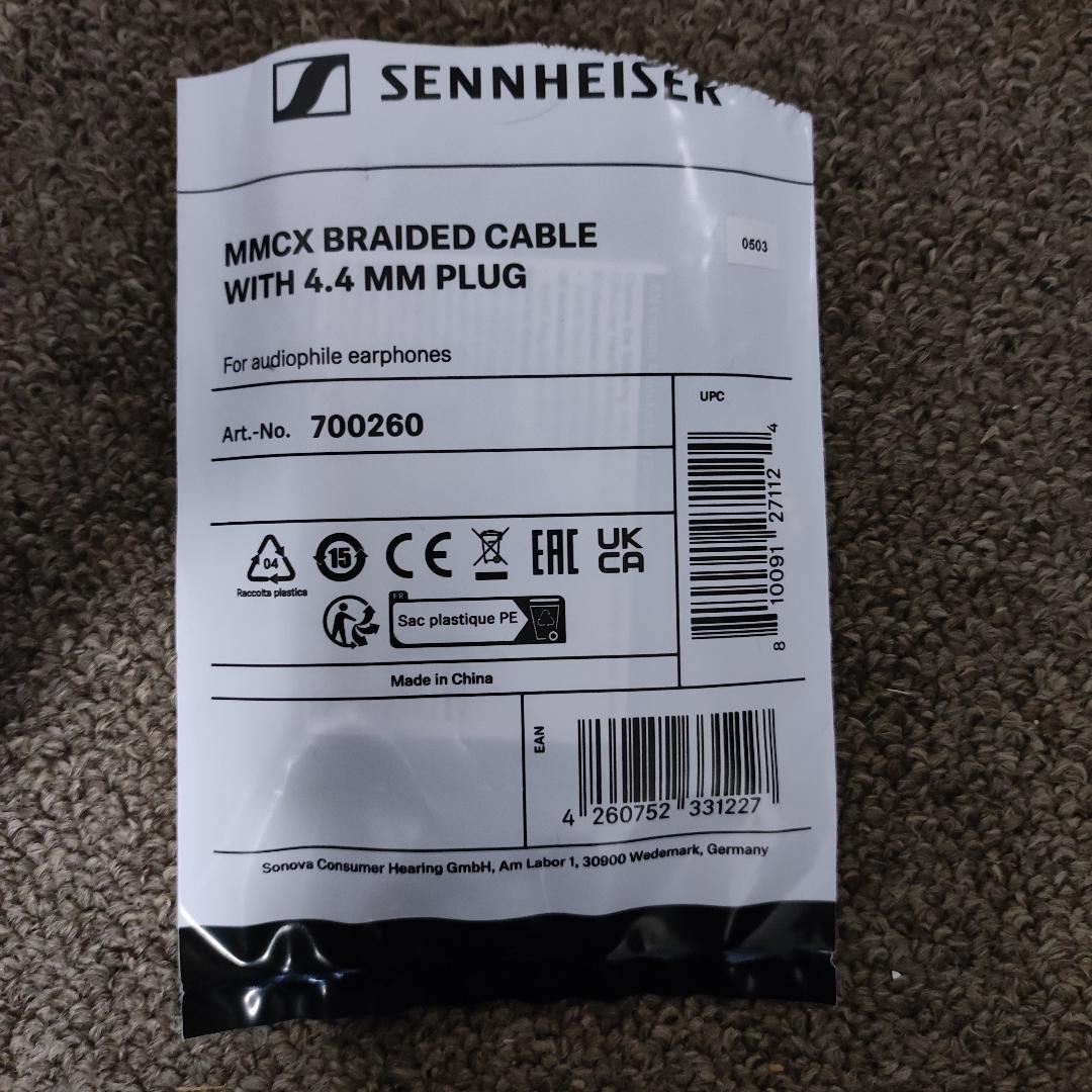 【新品未使用】Sennheiser MMCXブレードケーブル 4.4mm
