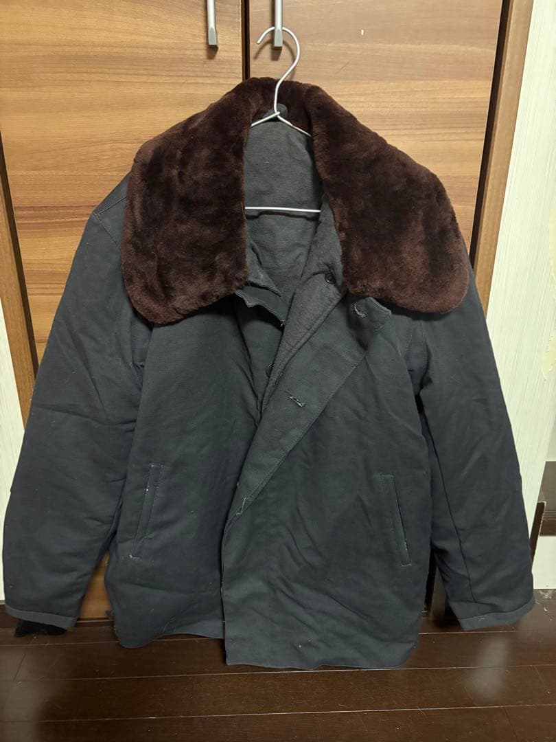 ロシア軍 AIR FORCE ウィンター ジャケット ライナー付き BLACK