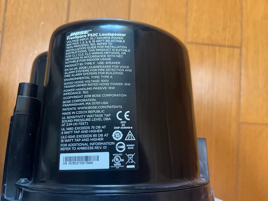 Bose 埋込型スピーカー FS2C 2個セット ホワイト