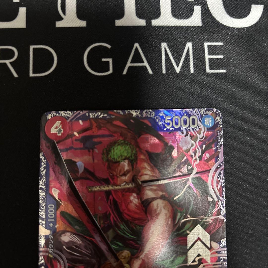 【新品未使用】ワンピースカードゲーム　ゾロ　フラッグシップ