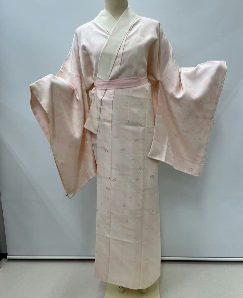 ❪542❫ ✿.*正絹 長襦袢　半衿付✿.*・身幅広め