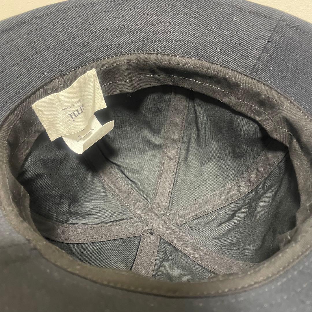 Ami Paris アミパリス バケットハット ネイビー　 2 ロゴプレート