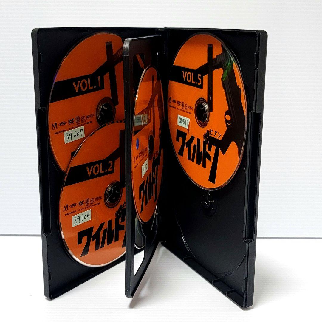 新品ケース収納　ワイルド7 DVD 全5巻 小野進也 / 峰岸徹 / 望月三起也