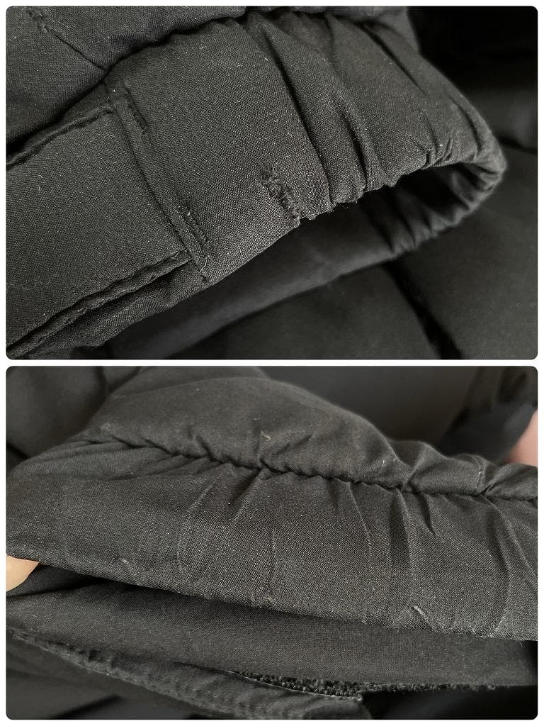 ノースフェイス　ロングダウン　ダウンジャケット　ベンチコート　ブラック　メンズL