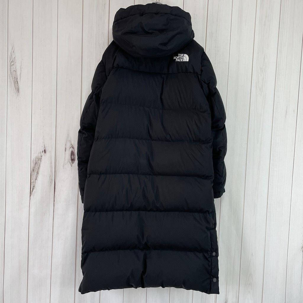 ノースフェイス　ロングダウン　ダウンジャケット　ベンチコート　ブラック　メンズL