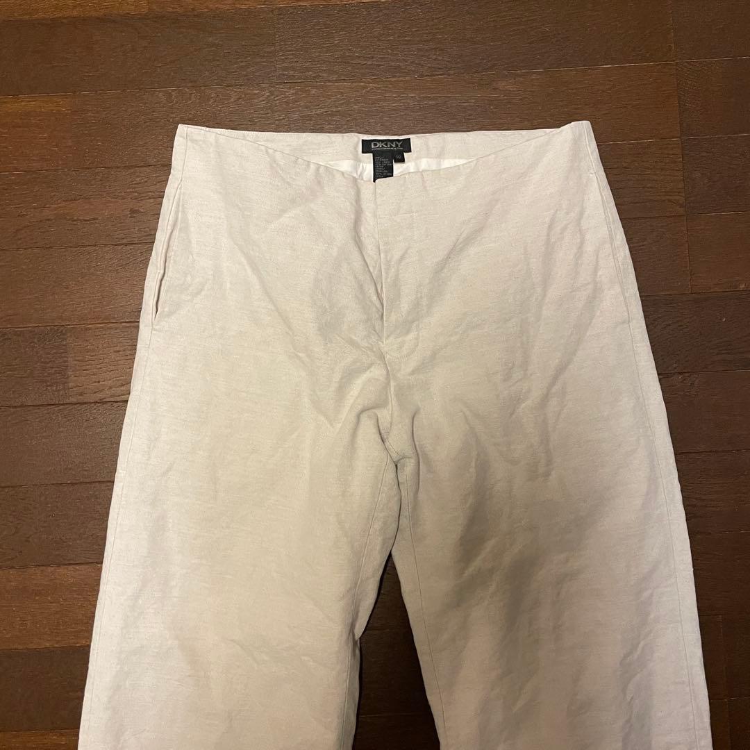 DKNY 90s〜00s コットン×リネン バナナパンツ