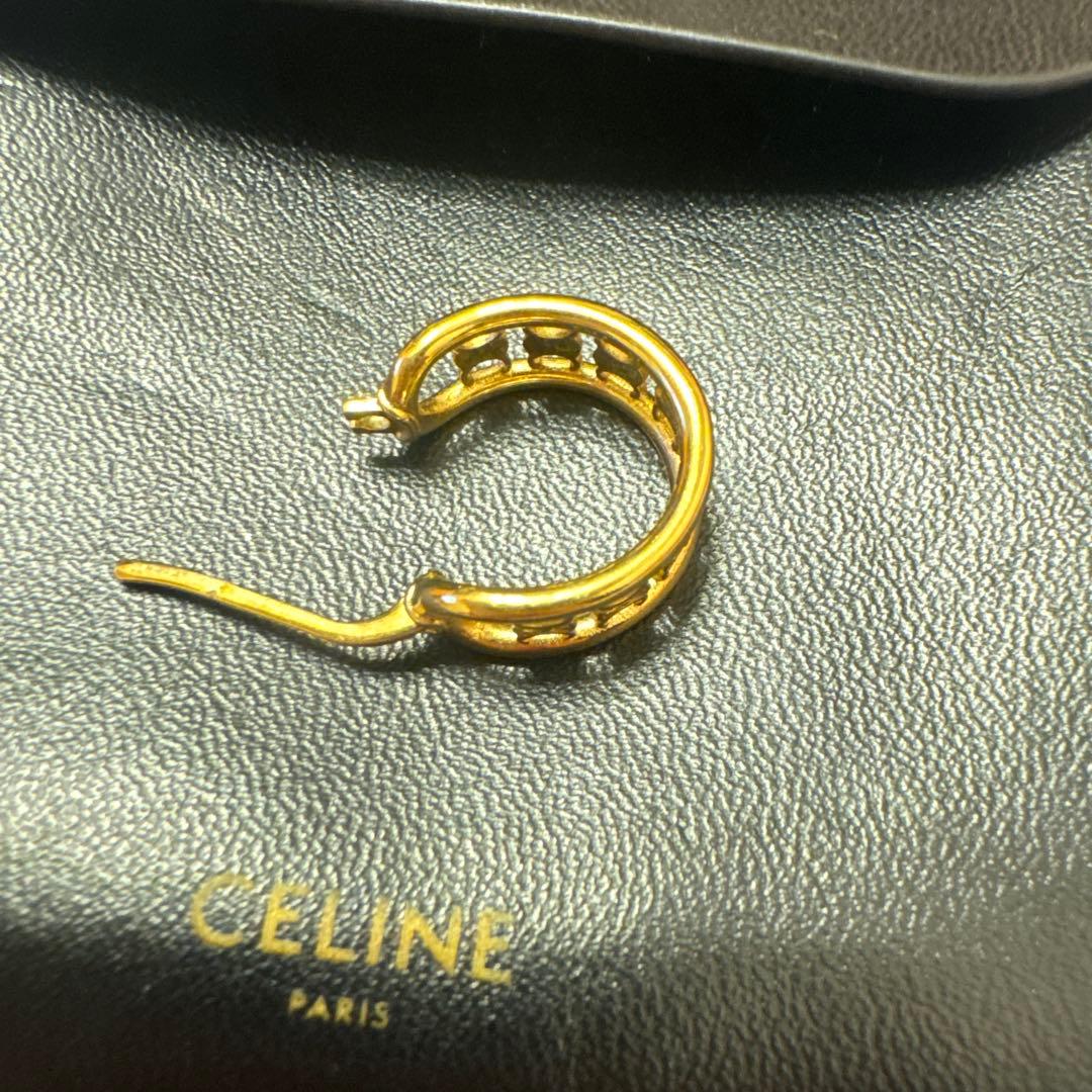 CELINE トリオンフ マルチフープピアス片耳