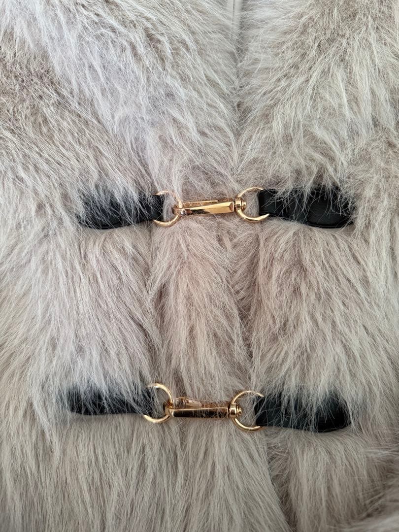 ZARA ショートフェイクファーコート トグルボタン S