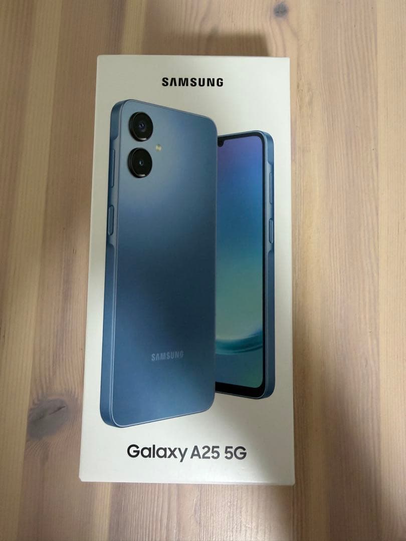 Samsung Galaxy A25 5G 本体 ブルー　スマホ　未使用