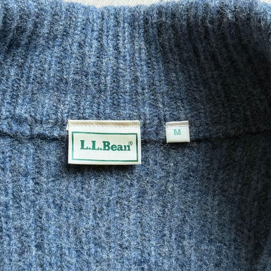 l.l.bean ダークブルードライバーズニットセーター