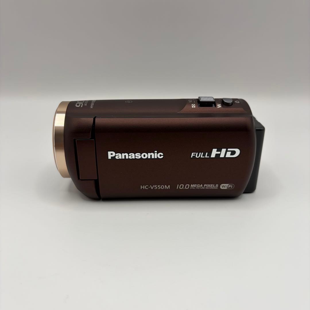 【美品】Panasonic HC-V550M-T ビデオカメラ ブラウン