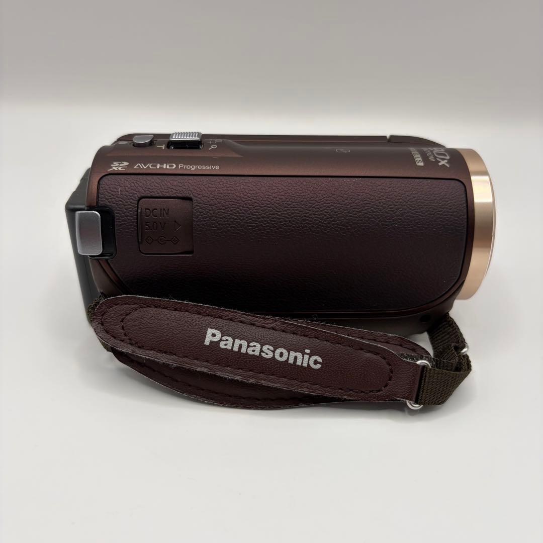 【美品】Panasonic HC-V550M-T ビデオカメラ ブラウン