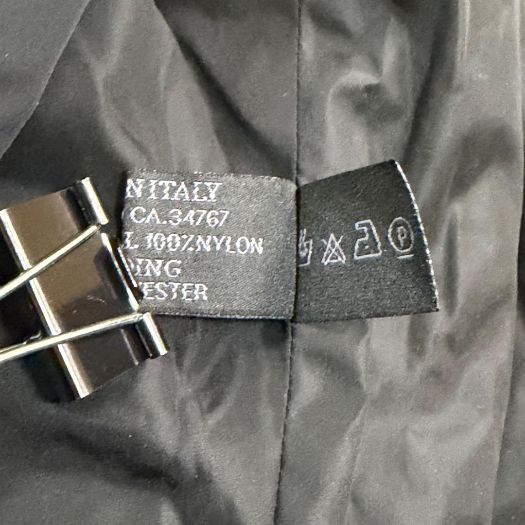 17452✨プラダスポーツ L ラバーロゴ ナイロンパーカー ブラック