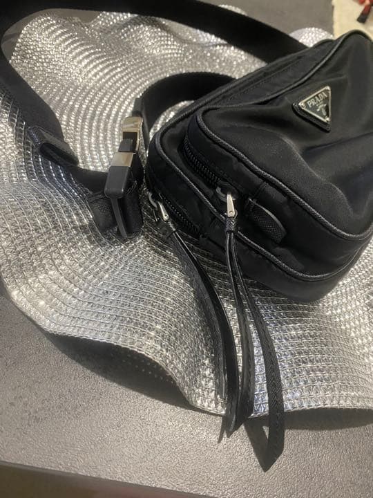 ★kyo★プラダ　ベルトバッグ　1BL010 ブラック