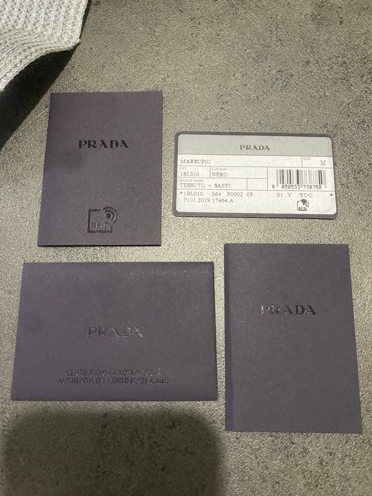 ★kyo★プラダ　ベルトバッグ　1BL010 ブラック