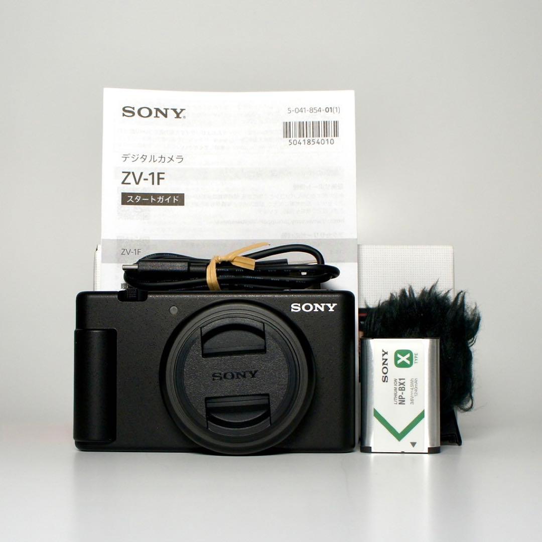 【動作良好】SONY VLOGCAM ZV-1F ブラック