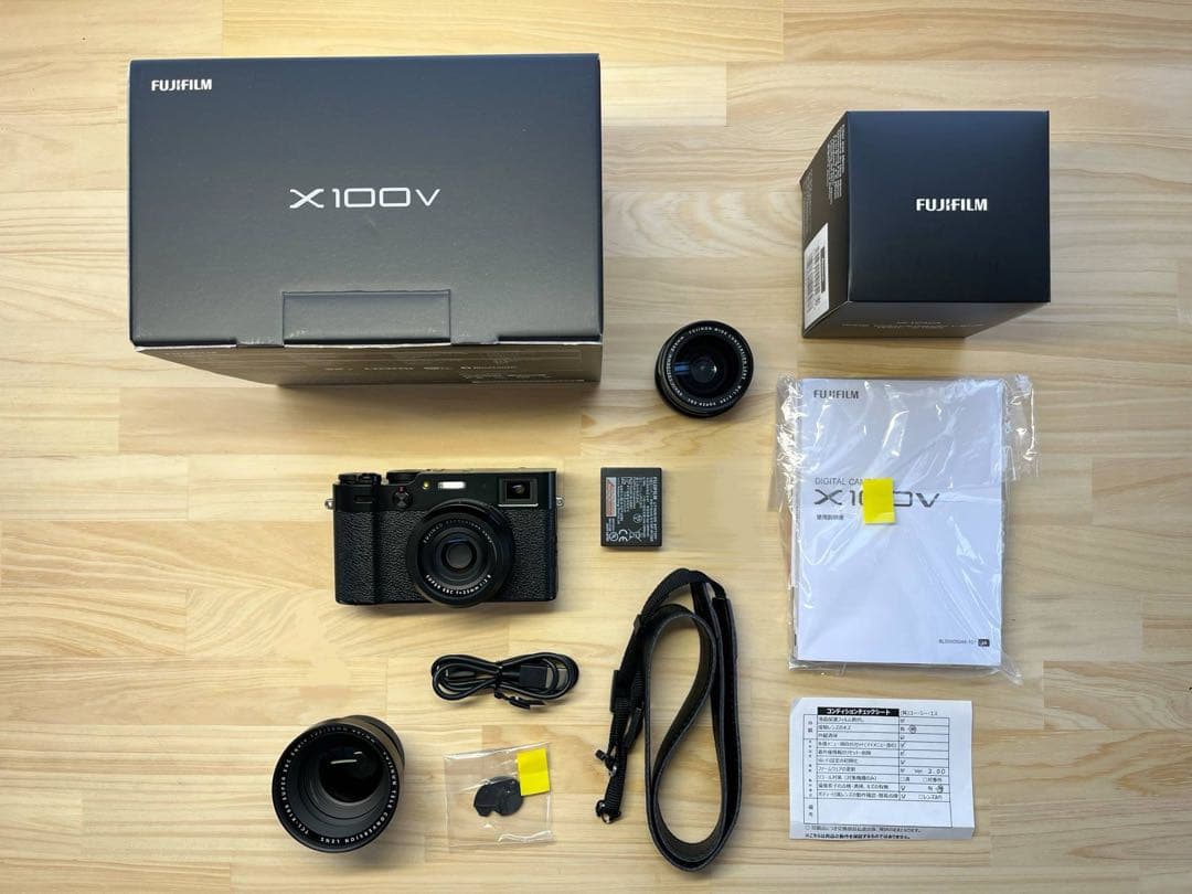 Fujifilm X100V ブラック　➕カスタム付属品