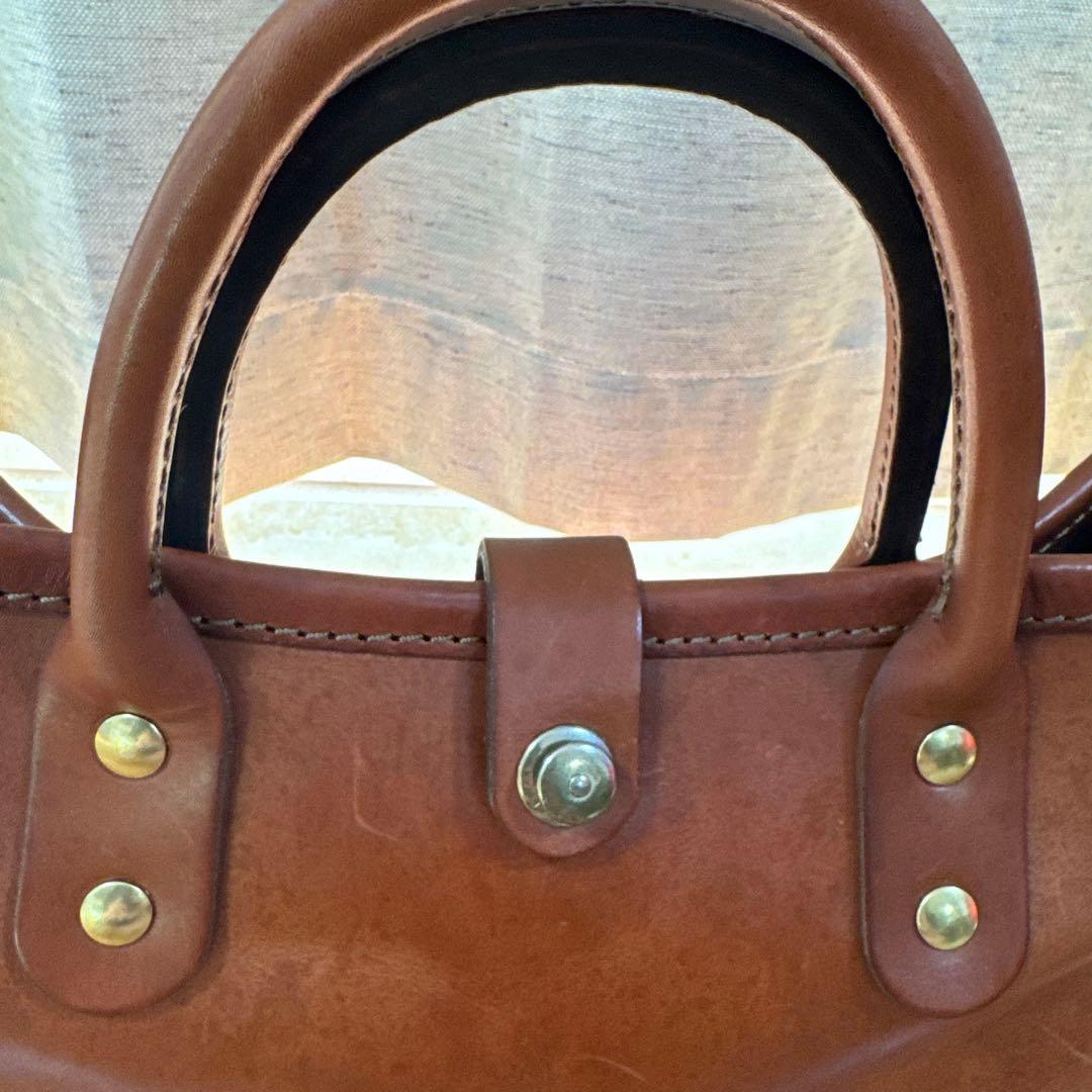 HERZ 横型2wayトートバッグ T-146 チョコ セミオーダー品