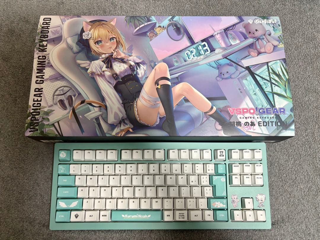 ぶいすぽ VSPO！GEAR ゲーミングキーボード 胡桃のあ EDITION