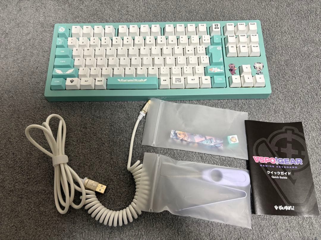 ぶいすぽ VSPO！GEAR ゲーミングキーボード 胡桃のあ EDITION