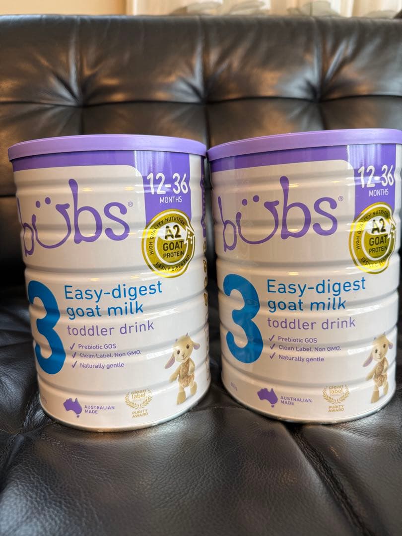 bubs バブズ　ヤギミルク　ステップ3 粉ミルク　2缶セット