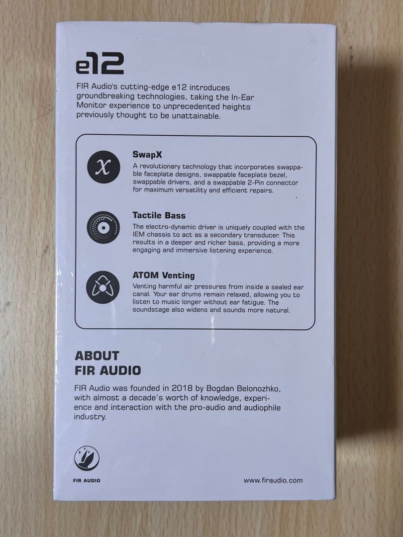 並行新品 FIR AUDIO e12 送料無料 代行保証1年