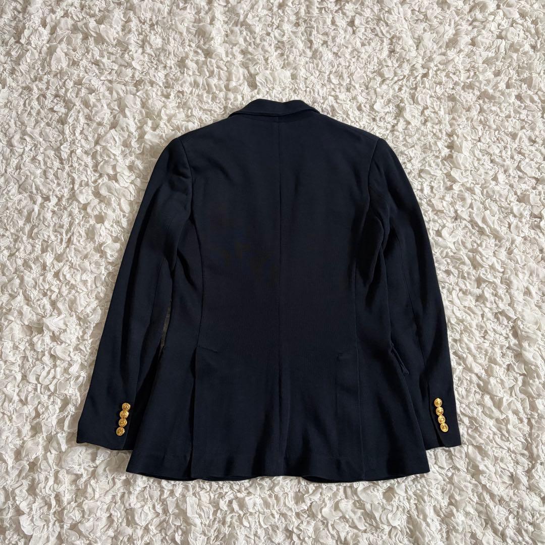 ポロラルフローレン　紺ブレ　ジャケット　金ボタン　ネイビー　ロゴ刺繍　サイズ4