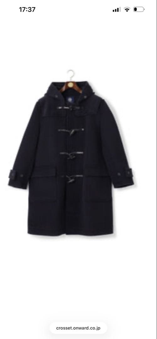 J.PRESS ネイビー ダッフルコート 2L