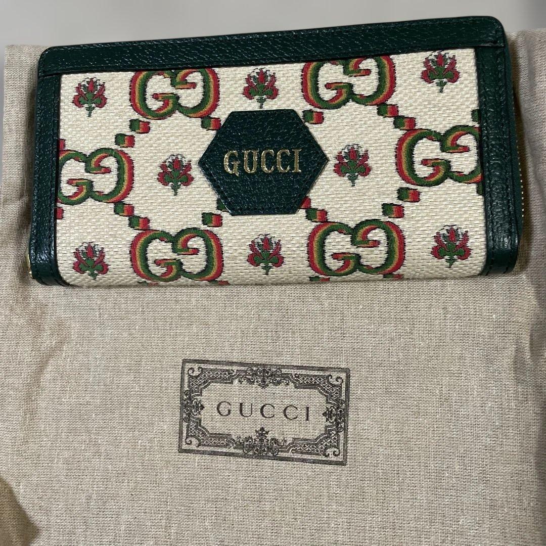 GUCCI 100周年　オフィディアGG 長財布　財布