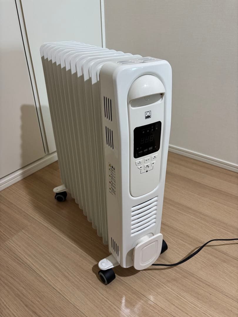 【美品】DBK オイルヒーター DRC131 ホワイト