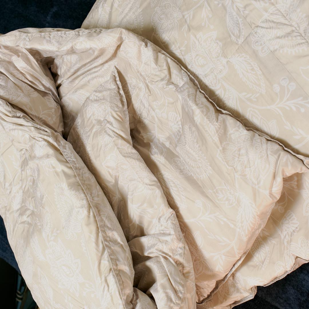 西川 羽毛掛け布団 ダブルロング 190×210cm 使用2回のみ 収納袋付