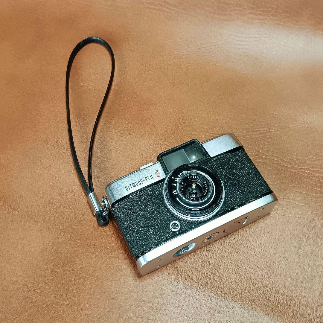 フィルムカメラ（整備、完動品）オリンパスペンS2.8