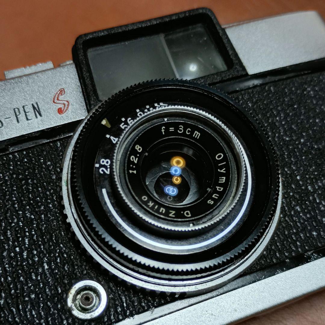 フィルムカメラ（整備、完動品）オリンパスペンS2.8