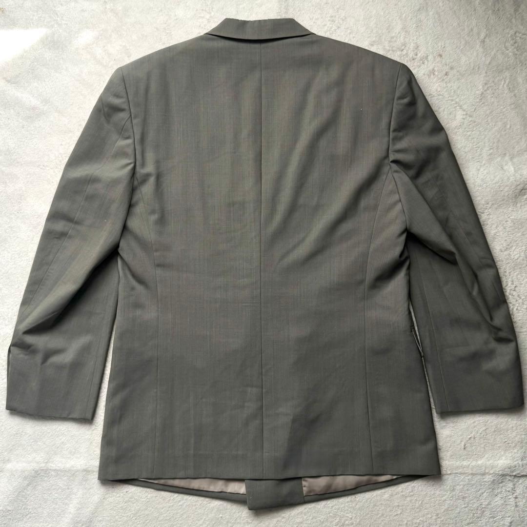 美品 希少カラー クリスチャンディオール スーツ ダブル L グリーン