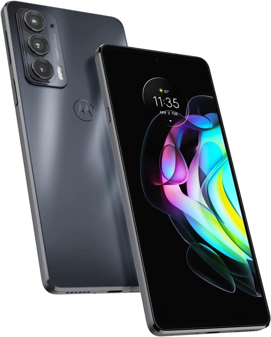 SIMフリースマホ●モトローラ edge20 フロストオニキス●