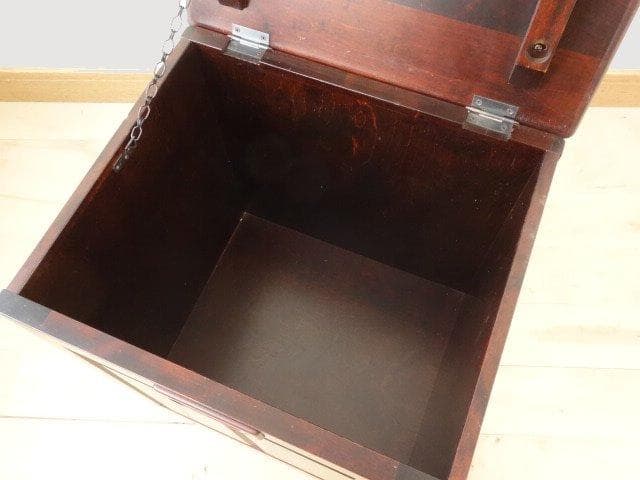 北海道民芸家具　ドレッサー用スツール　再塗装済　ＵＳＥＤ