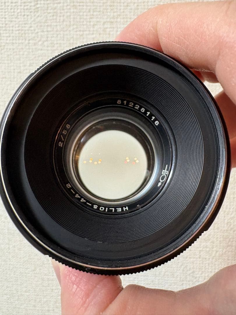 Helios 44-2 58mm f/2 M42レンズ　ヘリオス