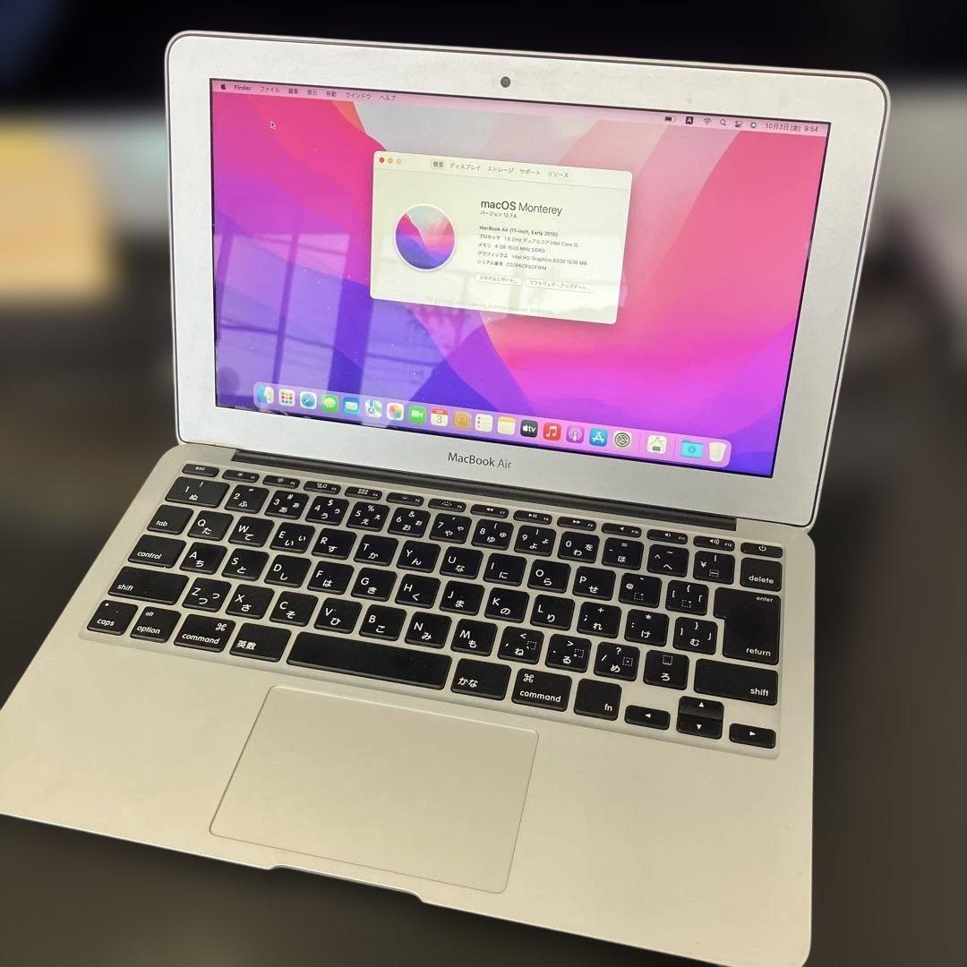 MacBook本体 Apple MacBook Air 2015 11inch