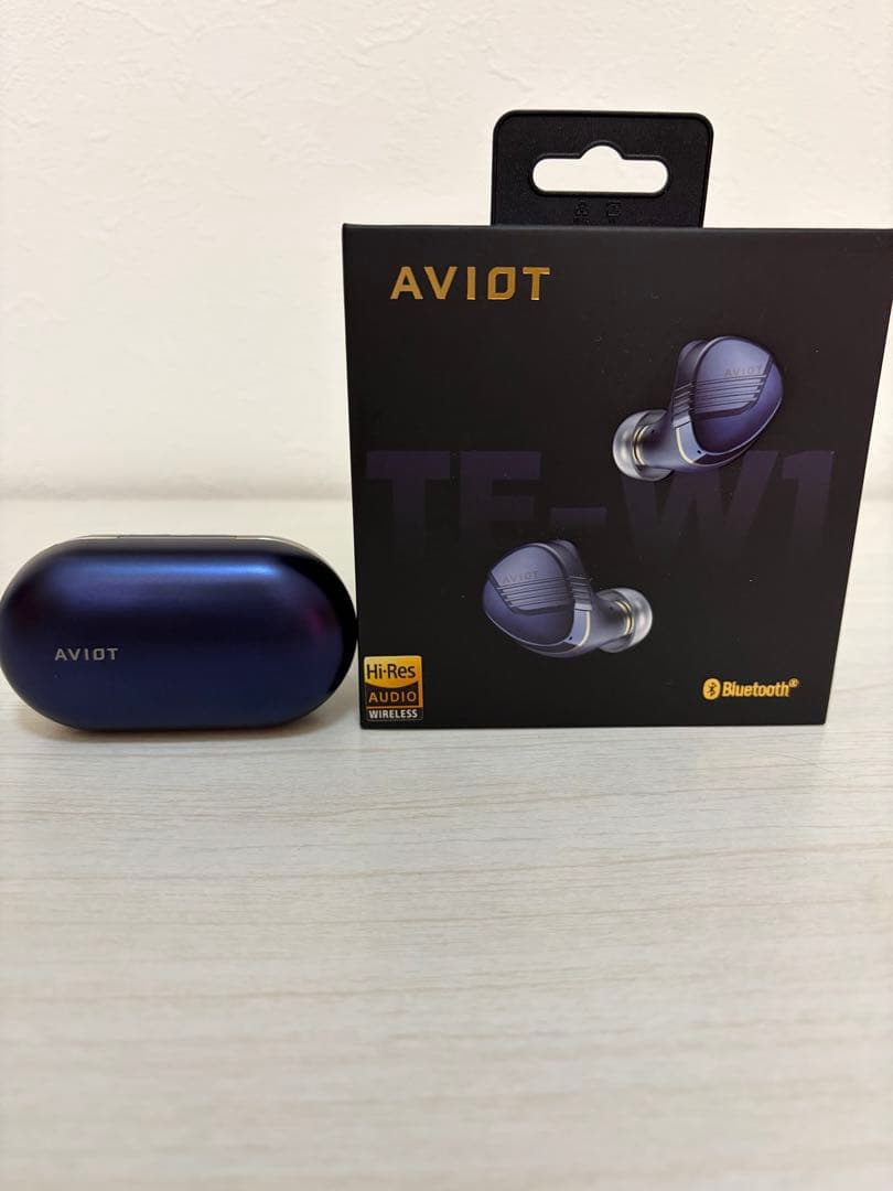 AVIO T TE-W1 ワイヤレスイヤホン ネイビー