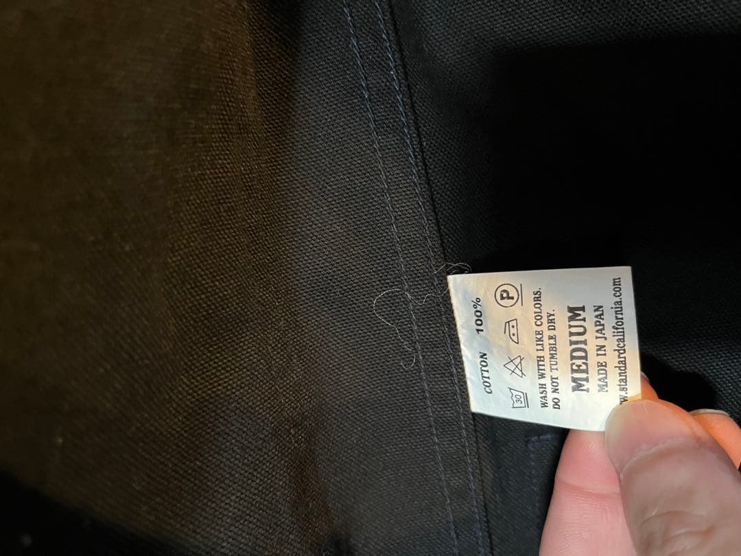 STANDARD CALIF. ブラックカバーオール