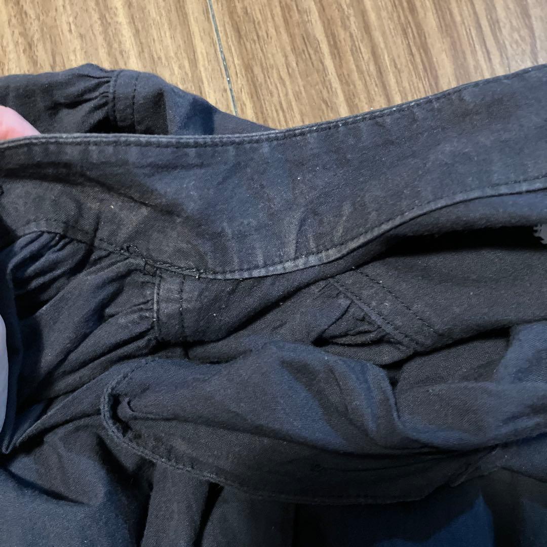 TEN × RON HERMAN カフタンドレス　ブラック　長袖ワンピース