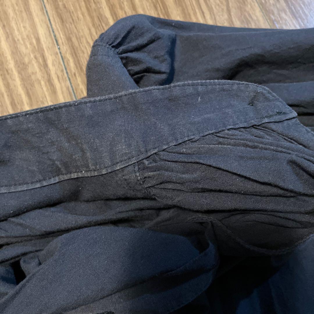 TEN × RON HERMAN カフタンドレス　ブラック　長袖ワンピース